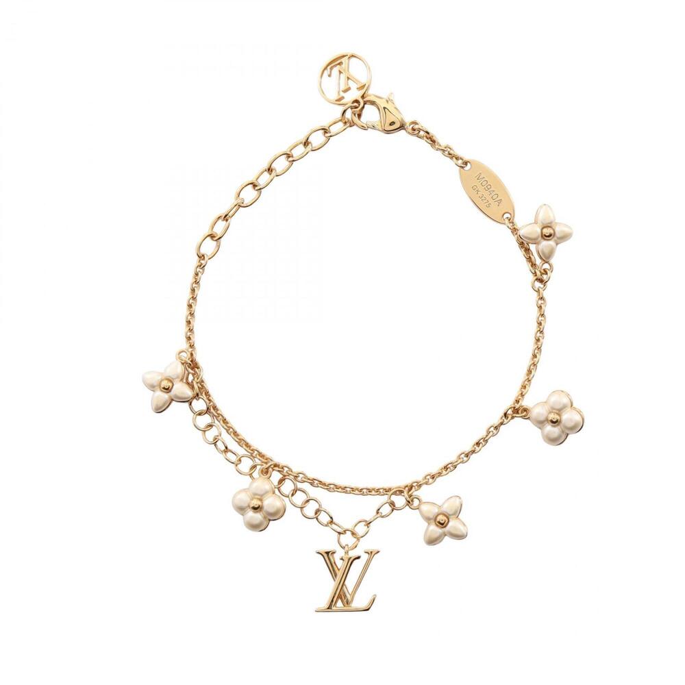 LOUIS VUITTON White Charm Bracelet